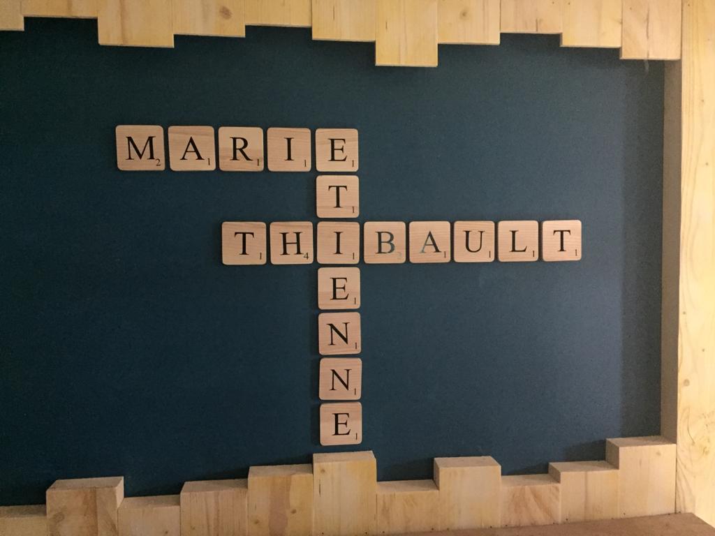 Lettres Scrabble murales - Un ptit bout d'bois